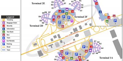 공항 2 터미널 지도