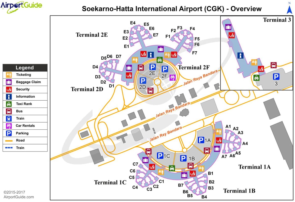 공항 2 터미널 지도