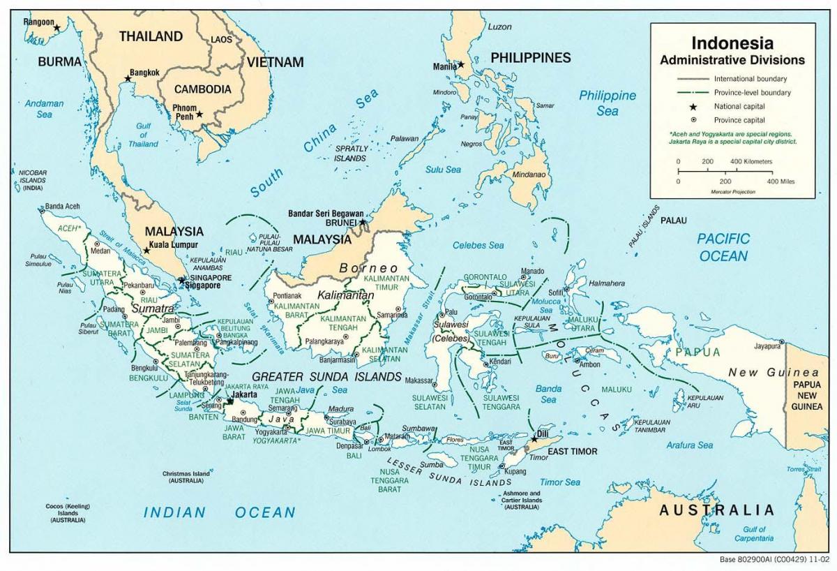 자카르타에 인도네시아는 세계 지도