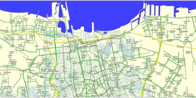 지도 north 자카르타
